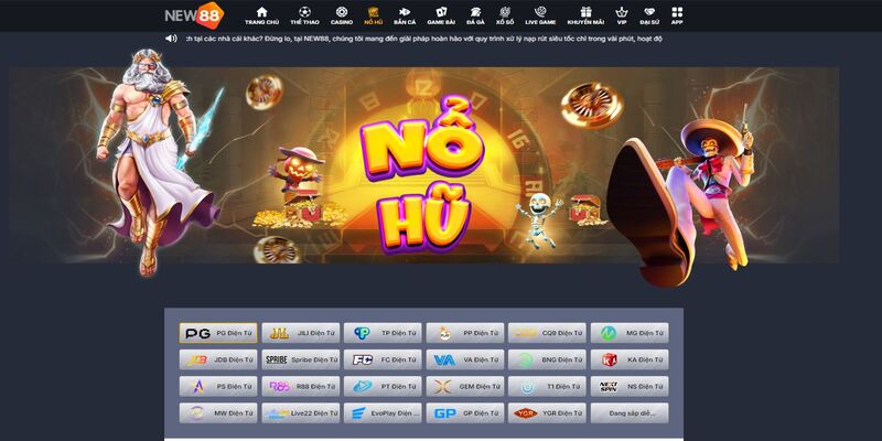 Sân chơi nổ hũ New88 đa dạng và chất lượng Sân chơi nổ hũ New88 đa dạng và chất lượng