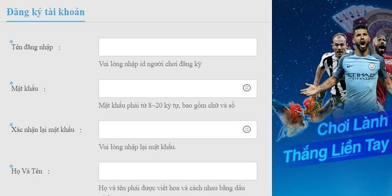 Từng thao tác đăng ký thành viên tại nhà cái Jun88